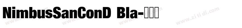 NimbusSanConD Bla字体转换 NimbusSanConD Bla字体转换